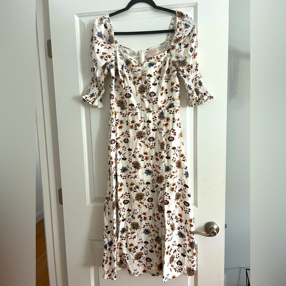 Fall Floral Dress